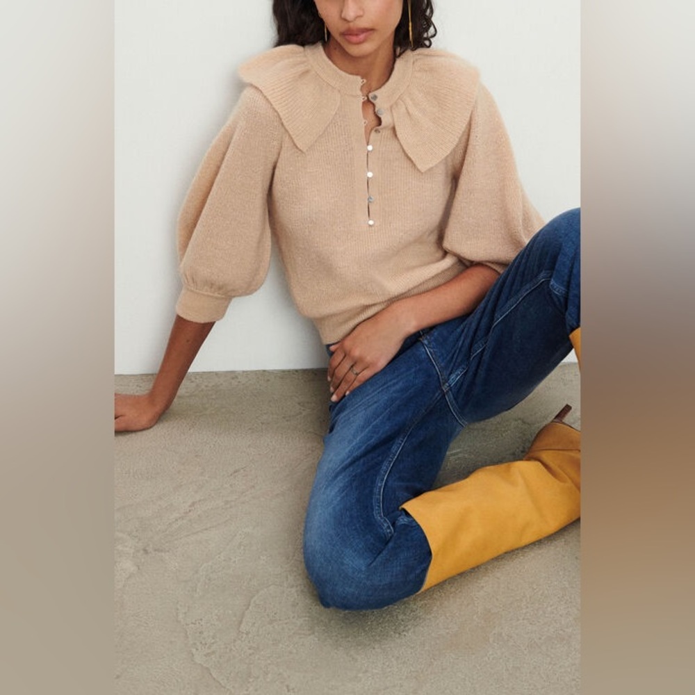 NWT Ba&Sh Hoa Wool & Mohair-Blend Sweater